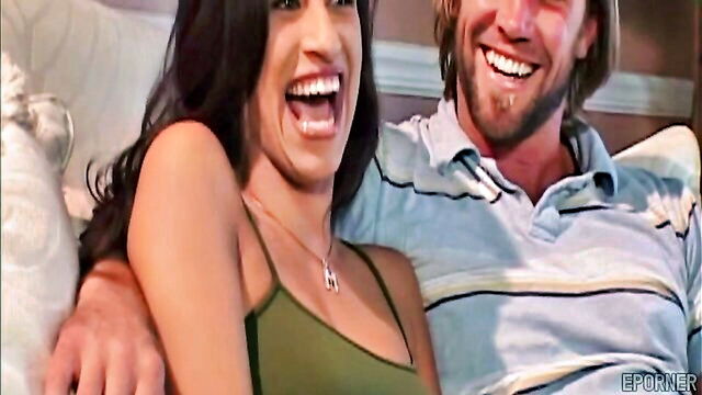 brunette, blowjob, vintage - sexwife gangbang scene