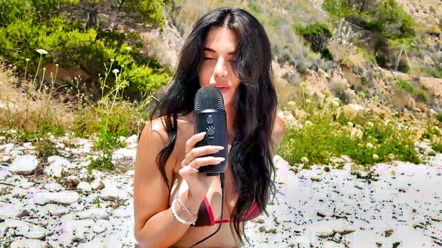 black, emily, asmr - asmr emily black beach