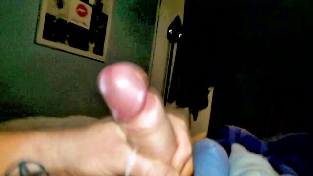 jerking, big cock, amateur - shemale masturbation video
