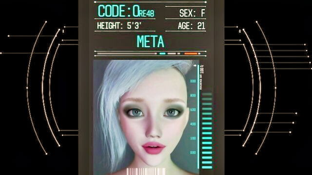 short hair, scifi, busty - busty 3d sex in space