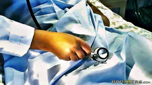 big boobs blonde, doctor porn, big tits - doctor takes care with big boobs