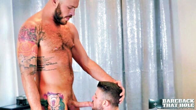 gay rimjob, bareback, gay barebackthathole - ass hitting with love