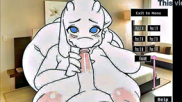 undertale hentai titjob : Cumingaming