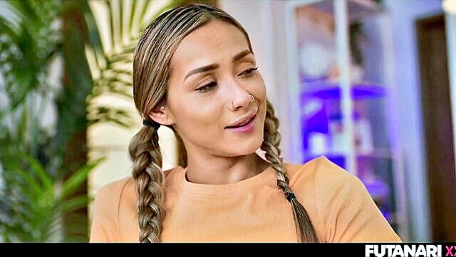 Veronica Leal - veronica leals genuine life futanari   a sizzling colombian futa reaches climax with multiple cumshots Futunari
