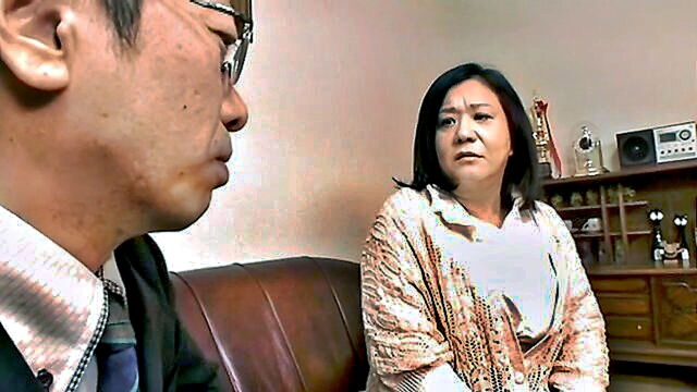 milf, mature, bbw - mature japanese milf aida masakos intense cowgirl ride with her mature son