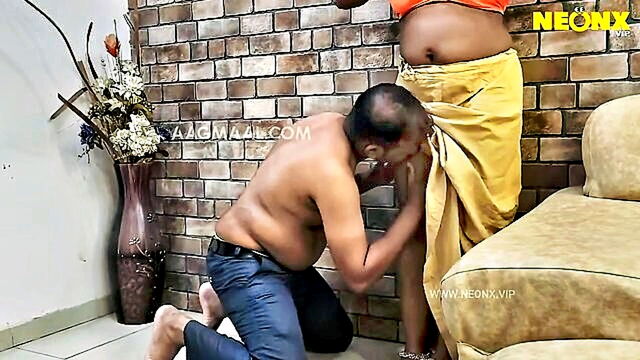 milf, big tits, creampie - husband grants indian wifes request to have sexual relations with boss for career advancement