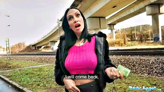 giulia diamond - italian milf gets naughty in public with hardcore doggy style