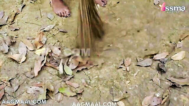 pov, indian, big tits - pov view of an indian mature sex adventure