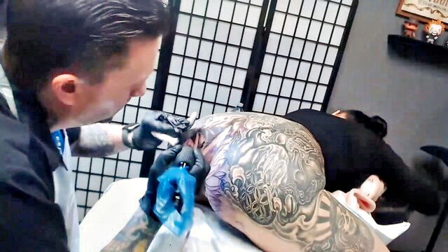 kink, mom, butt - darcy diamond ass tattoo