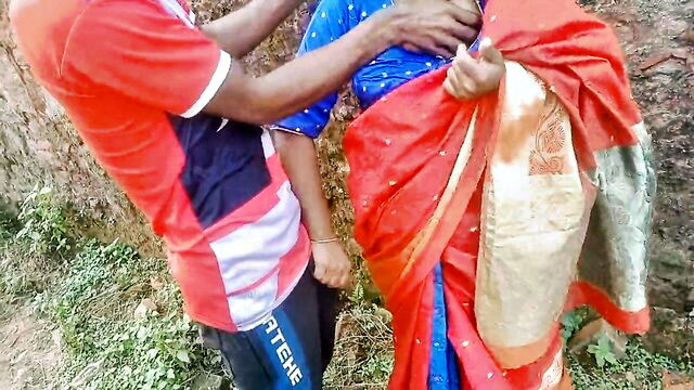 risky outdoor bhabhi sex