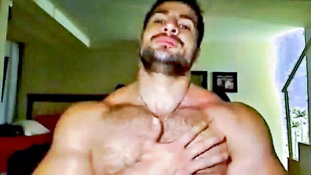 daddy, amateur, hunk - daddys muscle flex amateur