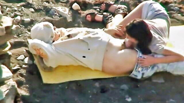 impressive, couple, scenes - beach voyeur sex video