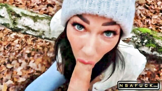amateur, beauty, babes - freckled teen blowjob