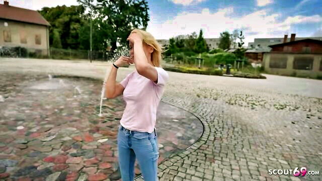 german scout, casting, pick up - melisa rose casting