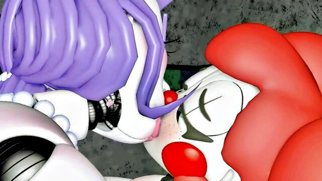 futa, animation, futanari - fnaf ballora circus baby fusion