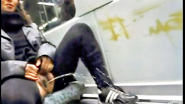 beauty, train, german - german train pee video