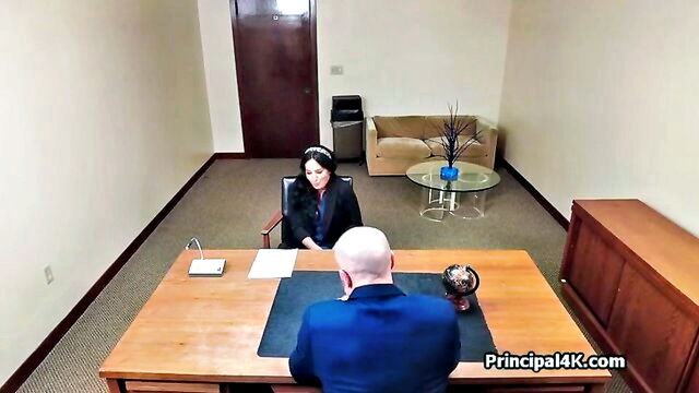 mature, teacher, principal - principal fucks teacher pussy