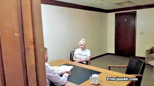 milf, cougar, office - banging big tit office mom
