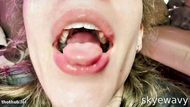 tease, joi, sloppy - sloppy blowjob skyewavy