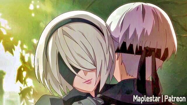 maplestars animated adventure in the world of nier automata : Maple