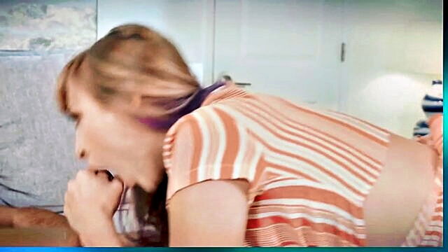 blowjob, milf, teen - neighborhood threesome with a plus sized submissive