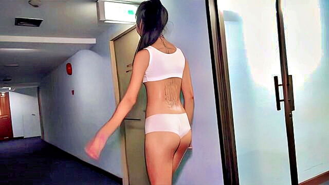 amateur, asian, creampie - etas cowgirl ride and creampie in ai enhanced video