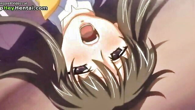 japanese, anime, hentai - teen in pantyhose creampie