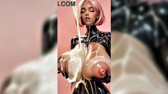 ebony, porn video, free sex - big ebony tits in front of the camera