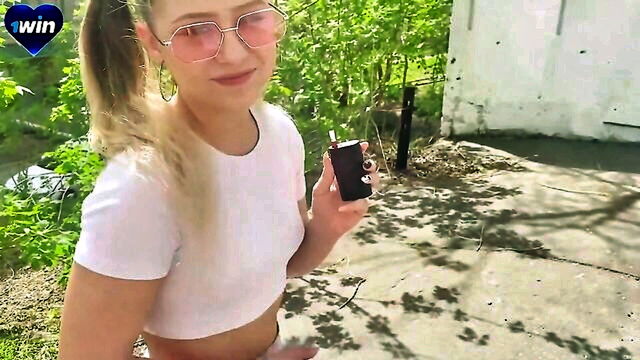 close up, russian, pig-tails - petite teen seduction adult video