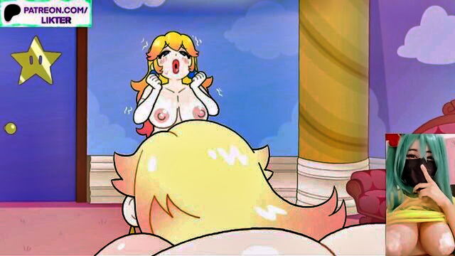 futanari peach blowjob