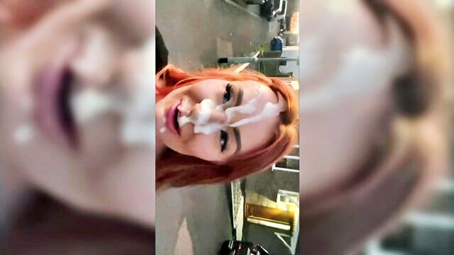 zoe grey - facial cum walk with sexy milf