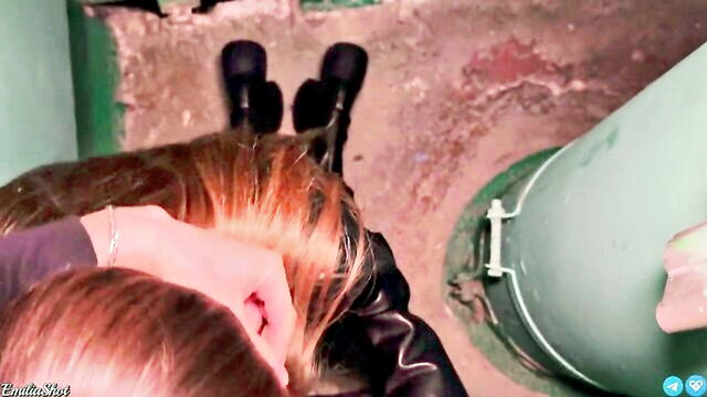 stepsister in boots public sex : Emilia Shot