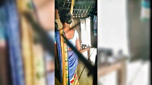 aunty, aunty fuck, aunty sex - village babe in red saree