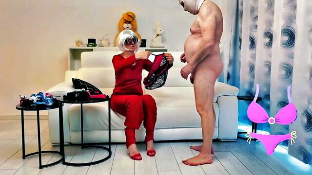 porn video, amateur, milf - cuckold chastity cage lez porn
