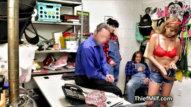 group sex, cougar, gangbang - breasted cougar thief