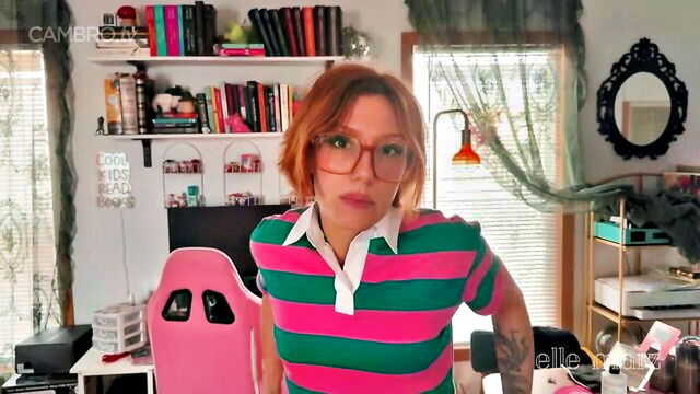 manyvids, pov, dildo - elle marz taboo handjob