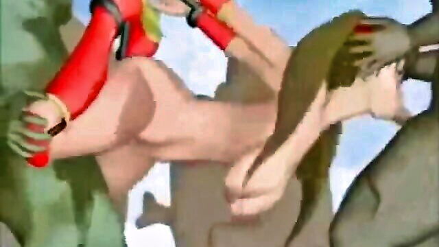 anime, busty, 3d anime porn - 3d anime girl fucked by orks