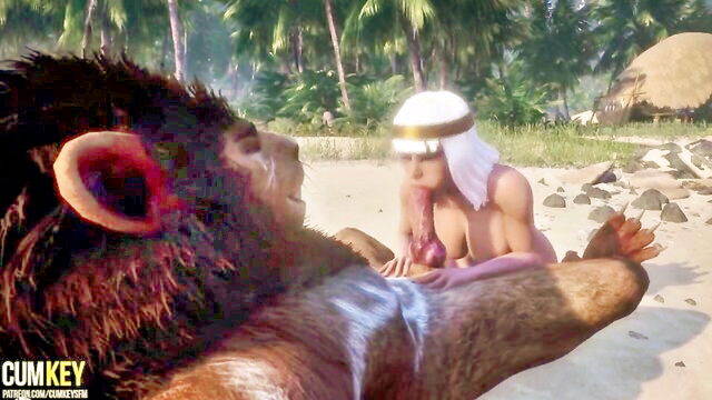 babe, rough, blowjob - monster cock beach porn