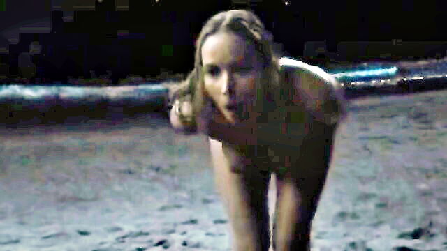 naked actress, nude celebrity, underwater nude - jennifer lawrence no hard feelings full nude