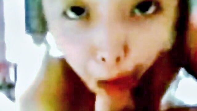 slutty, asian, slutty asian - asian slut sucks dick pretty hard