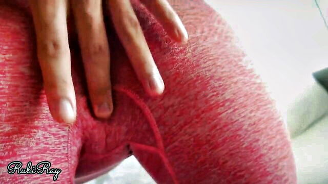 teen, babe, blonde - step sista yoga pussy