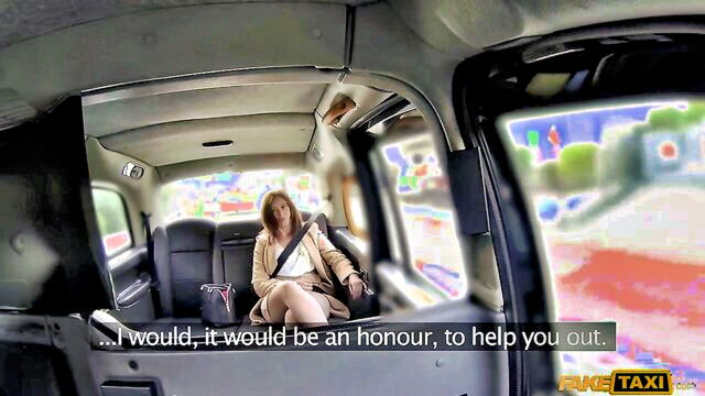 Ian Tate, Anna Joy - fake taxi secretary backseat Fake Taxi
