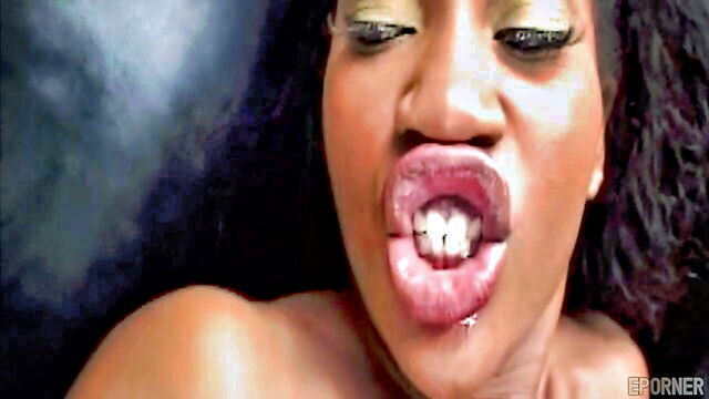 brunette, ebony, big tits - ebony girl with huge boobs