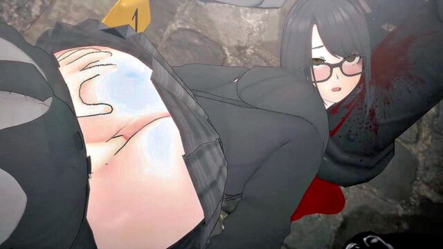 kaela kovalskia (vtuber), shira, hermoine granger (harry potter) - accident buttsex action