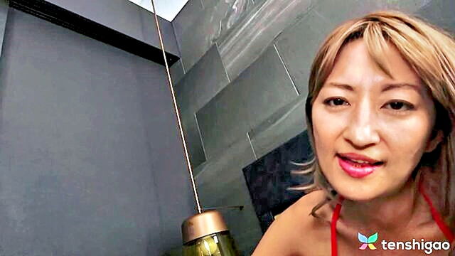 Rena Fukiishi - asian beauty rena fukiishi gives professional blowjob and gets fucked hard Tenshigao