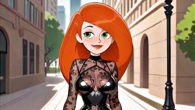 ebony, porn video, try on - redhead toon try on haul
