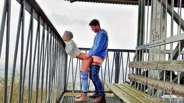 amateur outdoor sex watch : Konny and Blyde