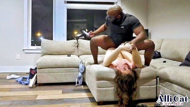 small tits, interracial, petite - hotwife interracial sex