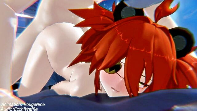 vetra nyx (mass effect), cartoon, taimanin yukikaze - sakuraleaf doggy