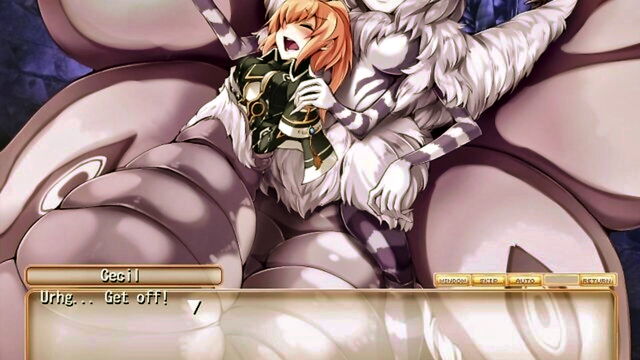 taimanin yukikaze, cartoon, vetra nyx (mass effect) - monster girl quest cecils adventure